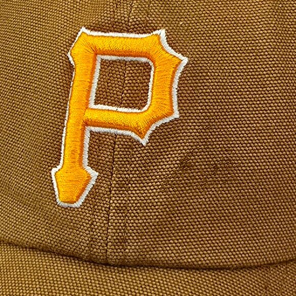 Pittsburgh Pirates Carhartt Baseball Hat Cap Beige '47 Brand OSFA Genuine MLB - Picture 3 of 8